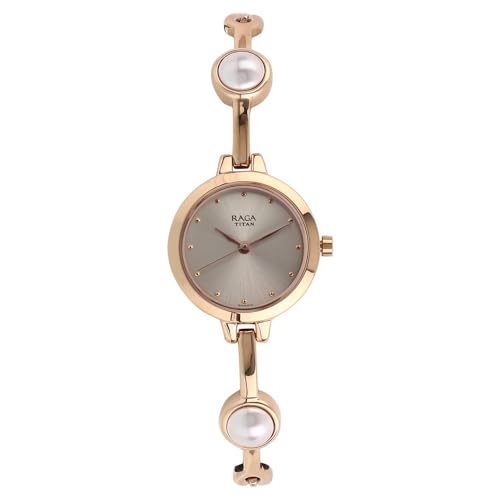 Titan Analog Rose Gold Dial Women’s Watch-NM2576WM01 / NL2576WM01/NP2576WM01