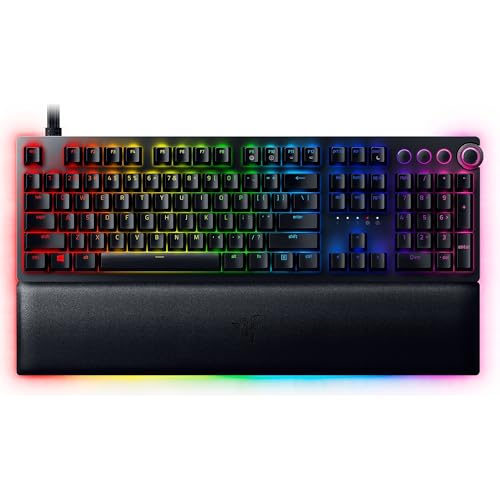 Razer Huntsman V2 Analog Gaming Keyboard Analog Optical Switches, Powered Chroma RGB Full Siz Black – RZ03-03610100-R3M1