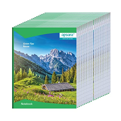 Apsara Small Size Softbound Notebook 19X15.5 Pages 92 Single Line