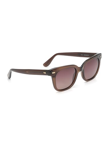 Titan Polarized Rectangle Sunglasses for Unisex (Small)