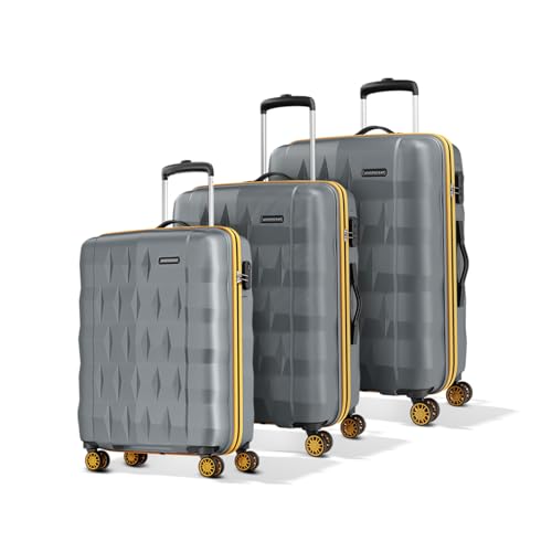 Aristocrat Comet Cabin Polycarbonate Hard Case 8-Wheel Trolley Bag, Blue