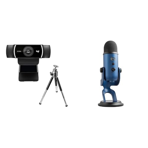 Logitech C922 Pro Stream Webcam, HD 1080p/30fps or HD 720p/60fps, Digital, Hyperfast Streaming, Ster