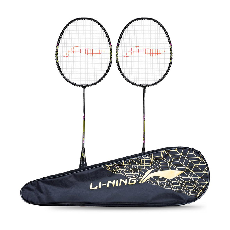 LI-NING Smash-XP-777 Pro Multicolor Strung Badminton Racquet(Pack of: 2, 95 g)