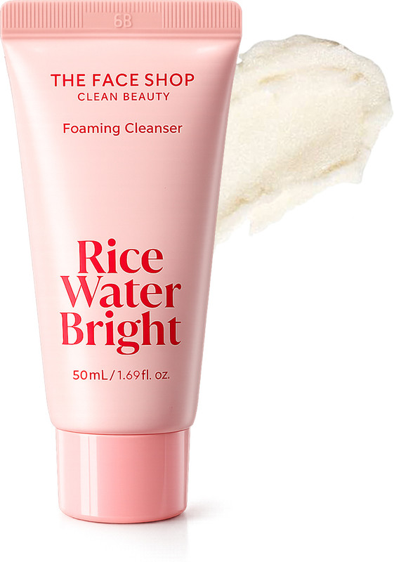 The Face Shop Rice Water Bright Foaming Cleanser Face Wash(50 ml)