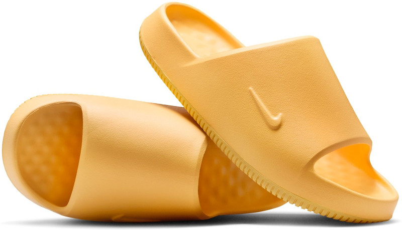 NIKE CALM SLIDE 2.0 Men Sandals(Yellow , 10)