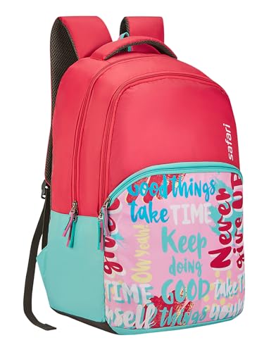 Safari Drip School Bag For Girls, Capacity – 36L, 2 Compartments Backpack For kids