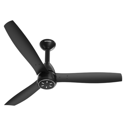 Crompton Energion Grace 1200mm BLDC Ceiling Fan | Point Anywhere Remote Control | BEE 5 Star Rated Energy Efficient | Superior Air Delivery | 4* Year Manufacturer Warranty | Matte Black