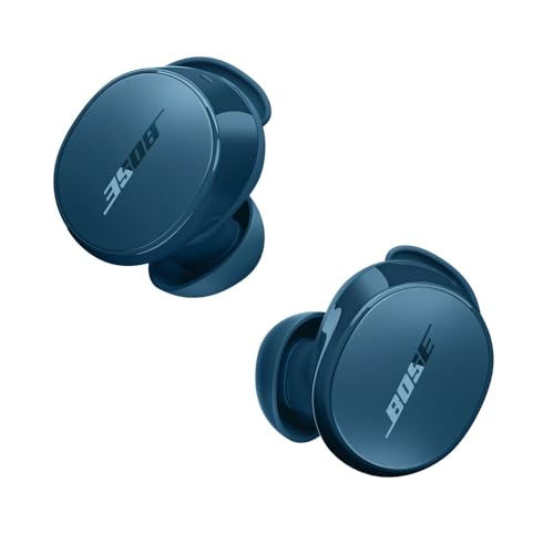 Bose QuietComfort Bluetooth Earbuds, True Wireless Earbuds with Active Noise Cancellation and Mic, Deep Bass, IPX4 Rating, Up to 8.5 Hours of Playtime, Twilight Blue – Limited Edition