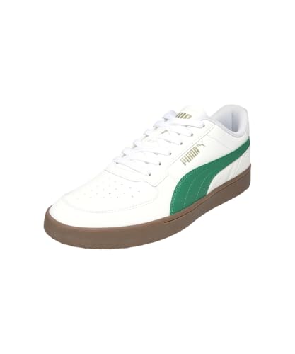 PUMA , Unisex-Adult, Court Curves, White-Archive Green-Gum, Sneaker, 8UK, (40608801)