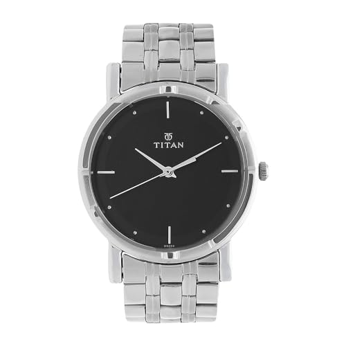 Titan Karishma Analog Black Dial Men’s Watch -NM1639SM02 / NL1639SM02