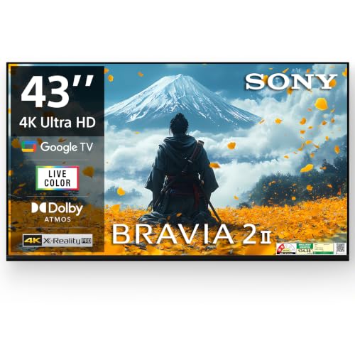 Sony 108 cm (43 inches) Smartchoice BRAVIA 2M2 Series 4K Ultra HD Smart LED Google TV K-43S22BM2