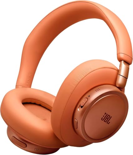 JBL Live 780NC, BITA Award Winner- Product of the year, Advanced Noise Cancellation 2.0 Wireless Headphones, BT 6.0, Auracast, Hi-Res, LDAC, Spatial Sound, 6-mic, AI-Trained Algo,2 yrs Warranty,Orange