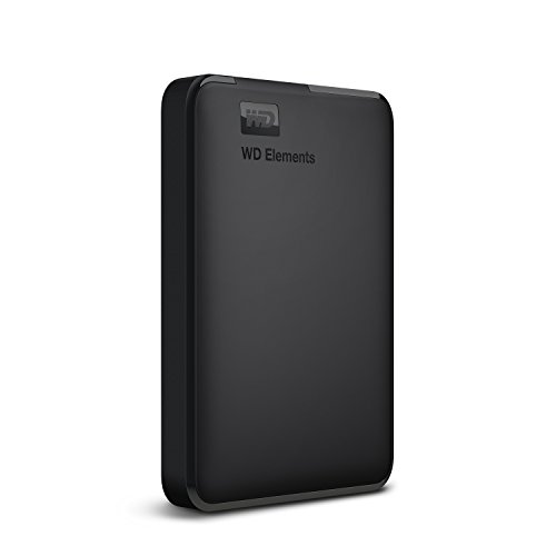 2TB Elements Portable HDD, Black USB 3.0, Compatible with PC, PS4 and Xbox, External HDD (WDBHDW0020BBK-EESN)