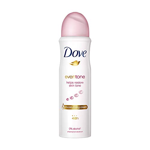 Dove Eventone Deodorant For Women, Antiperspirant Body Spray For Long Lasting Odour Protection, Skin Friendly Deo, Alcohol Free, Paraben Free, 150 ml