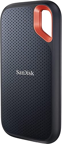SANDISK Extreme 1TB Portable External SSD, 1050MB/s R, 1000MB/s W, 3m Drop Protection, IP65 Water/dust Resistant, PC,MAC & TypeC Smartphone Compatible, 5Y Warranty, Black Color