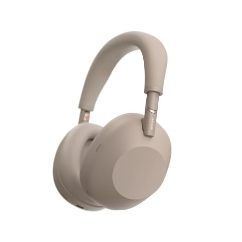 Sony WH-1000XM6 Smartchoice Best Wireless Noise Canceling Bluetooth Headphones, AI Noise Reduction for Calls, HD NC Processor QN3, 12 Microphones, Adaptive NC Optimizer, Studio-Quality- Sand Stone