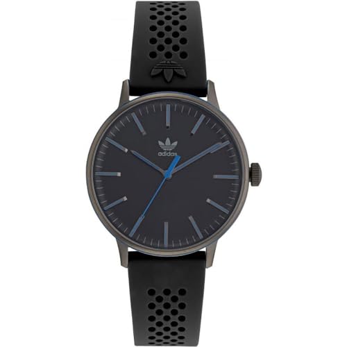 adidas Men Silicone Originals Analog Black Dial Watch-Aosy22020, Band Color-Black