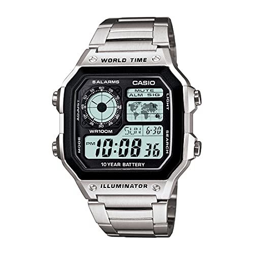 Casio Youth-Digital Black Dial Men’s Watch-AE-1200WHD-1AVDF (D099)