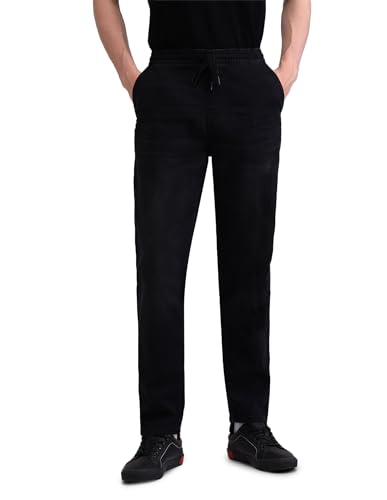 U.S. POLO ASSN. Mens Washed Jogger (UDJOGO0113_Black_30)